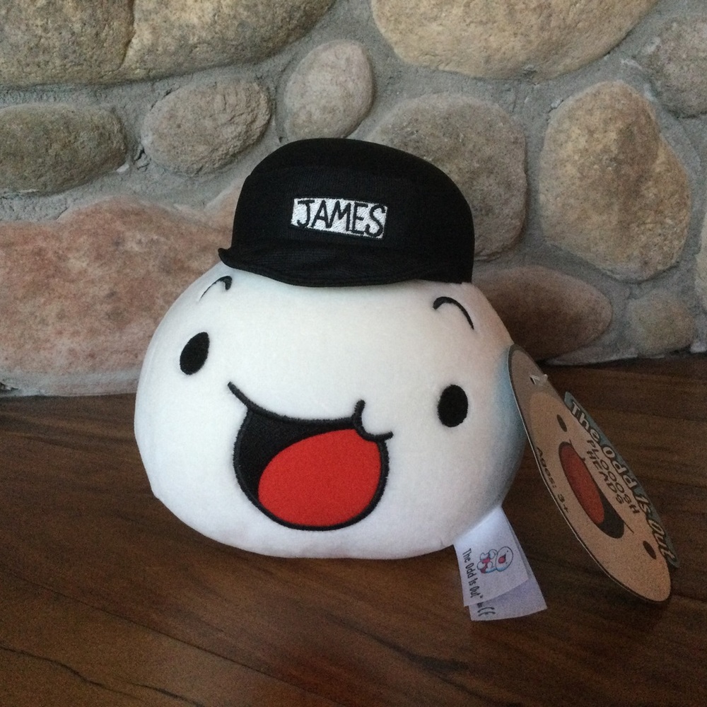 ✔️NWT Odd 1s Out James Plooosh Heads Plush